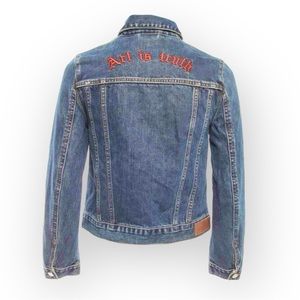 Zadig & Voltaire Kioky Art Is Truth Denim Jacket